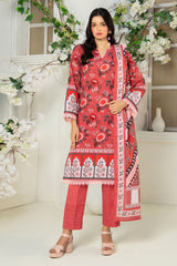 3 Piece Printed Khaddar Suit with Dupatta SD-52209