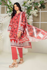 3 Piece Printed Khaddar Suit with Dupatta SD-52209