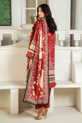 3 Piece Printed Khaddar Suit with Dupatta SD-52210