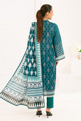 3 Piece Printed Khaddar Suit with Dupatta WNS-52020