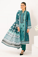 3 Piece Printed Khaddar Suit with Dupatta WNS-52020