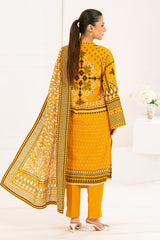 3 Piece Printed Khaddar Suit with Dupatta WNS-52021