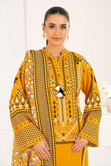 3 Piece Printed Khaddar Suit with Dupatta WNS-52021