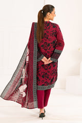 3 Piece Printed Khaddar Suit with Dupatta WNS-52024