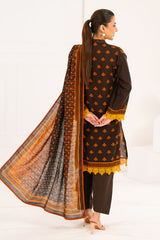 3 Piece Printed Khaddar Suit with Dupatta WNS-52025