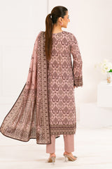 3 Piece Printed Khaddar Suit with Dupatta WNS-52026