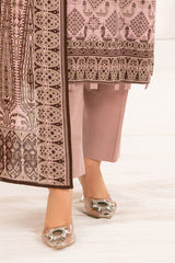 3 Piece Printed Khaddar Suit with Dupatta WNS-52026