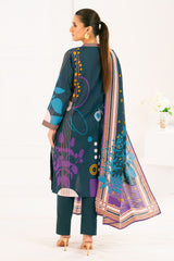 3 Piece Printed Khaddar Suit with Dupatta WNS-52029