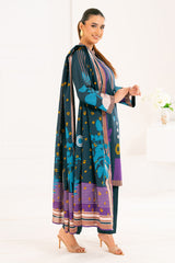 3 Piece Printed Khaddar Suit with Dupatta WNS-52029