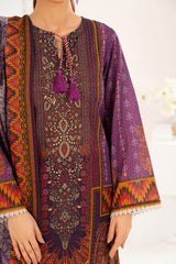 3 Piece Printed Khaddar Suit with Dupatta WNS-52034