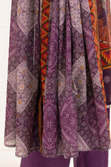 3 Piece Printed Khaddar Suit with Dupatta WNS-52034