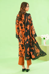 3 Piece Printed Khaddar Suit with Dupatta WNS-52035