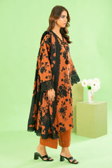 3 Piece Printed Khaddar Suit with Dupatta WNS-52035