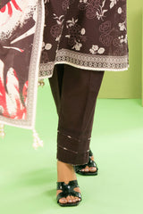 3 Piece Printed Khaddar Suit with Dupatta WNS-52038