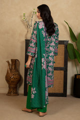 3 Piece Printed Khaddar Suit with Dupatta WNS-52058