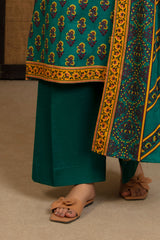 3 Piece Printed Khaddar Suit with Dupatta WNS-52060