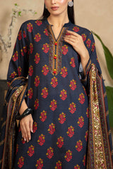 3 Piece Printed Khaddar Suit with Dupatta WNS-52062