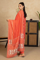 3 Piece Printed Khaddar Suit with Dupatta WNS-52065