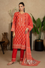 3 Piece Printed Khaddar Suit with Dupatta WNS-52065