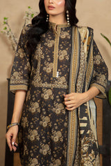 3 Piece Printed Khaddar Suit with Dupatta WNS-52066