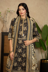 3 Piece Printed Khaddar Suit with Dupatta WNS-52066