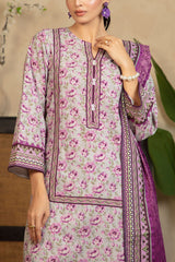 3 Piece Printed Khaddar Suit with Dupatta WNS-52069