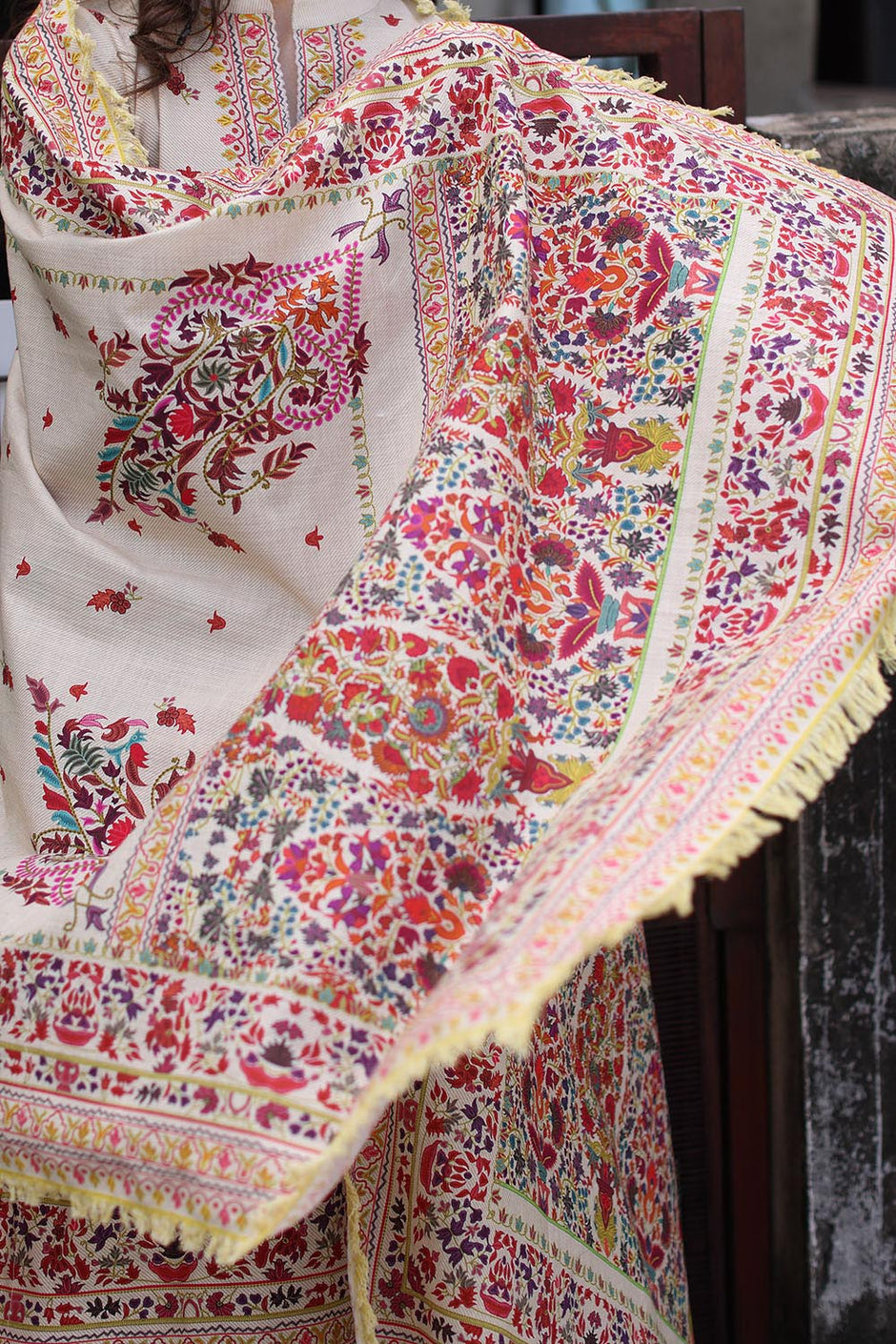 3 Piece Printed Khaddar Suit with Printed Khaddar Dupatta and Printed Trouser