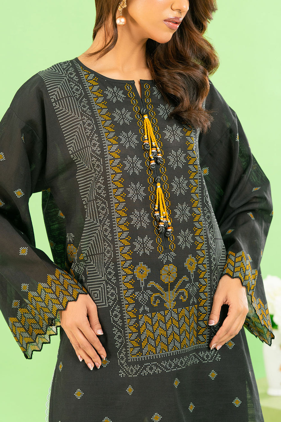 2 Piece Printed Khaddar Suit WNST-52002