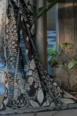 3 Piece Printed Lawn Suit with Embroidered Neckline B-62006