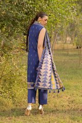 3 Piece Embroidered Printed Lawn Suit with Dupatta CL-52333