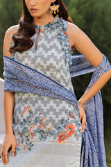 3 Piece Embroidered Printed Lawn Suit with Dupatta CL-52652