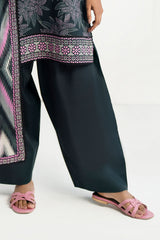 3 Piece Printed Lawn Suit with Embroidered Organza Sleeves CL-62009