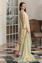 3 Piece Embroidered Printed Lawn Suit with Dupatta CL-62083