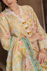 3 Piece Embroidered Printed Lawn Suit with Dupatta CL-62083