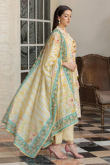3 Piece Embroidered Printed Lawn Suit with Dupatta CL-62083