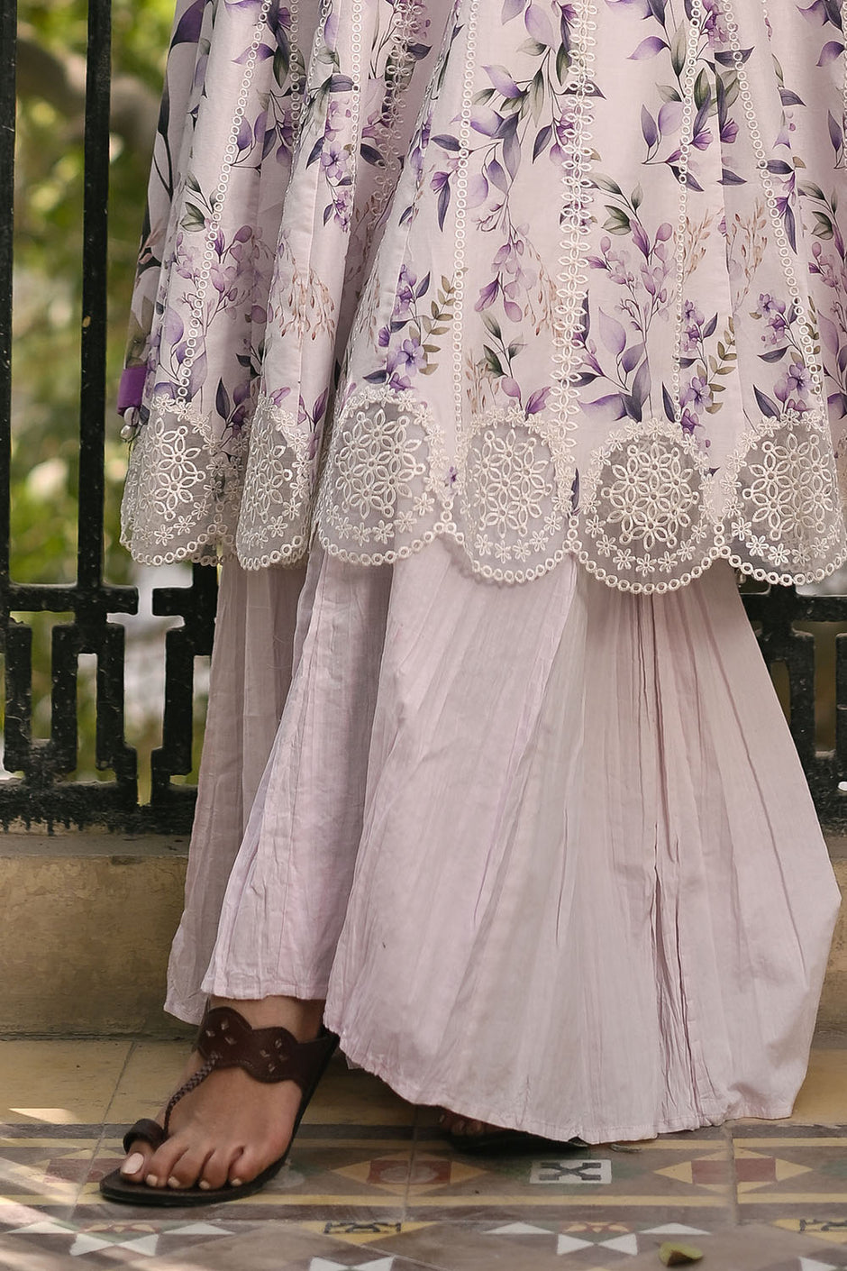 3 Piece Embroidered Printed Lawn Suit with Border