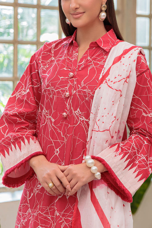 3 Piece Embroidered Lawn Suit with Dupatta CL-62184