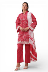 3 Piece Embroidered Lawn Suit with Dupatta CL-62184