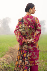 3 Piece Printed Lawn Suit with Embroidered Neckline CL-62193