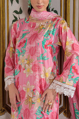 3 Piece Embroidered Printed Lawn Suit with Embroidered Border CL-62204
