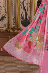 3 Piece Embroidered Printed Lawn Suit with Embroidered Border CL-62204