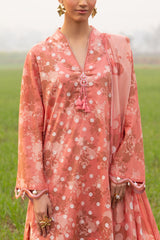 3 Piece Embroidered Printed Lawn Suit with Dupatta CL-62213
