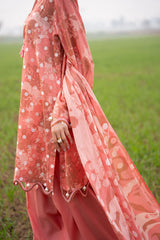 3 Piece Embroidered Printed Lawn Suit with Dupatta CL-62213