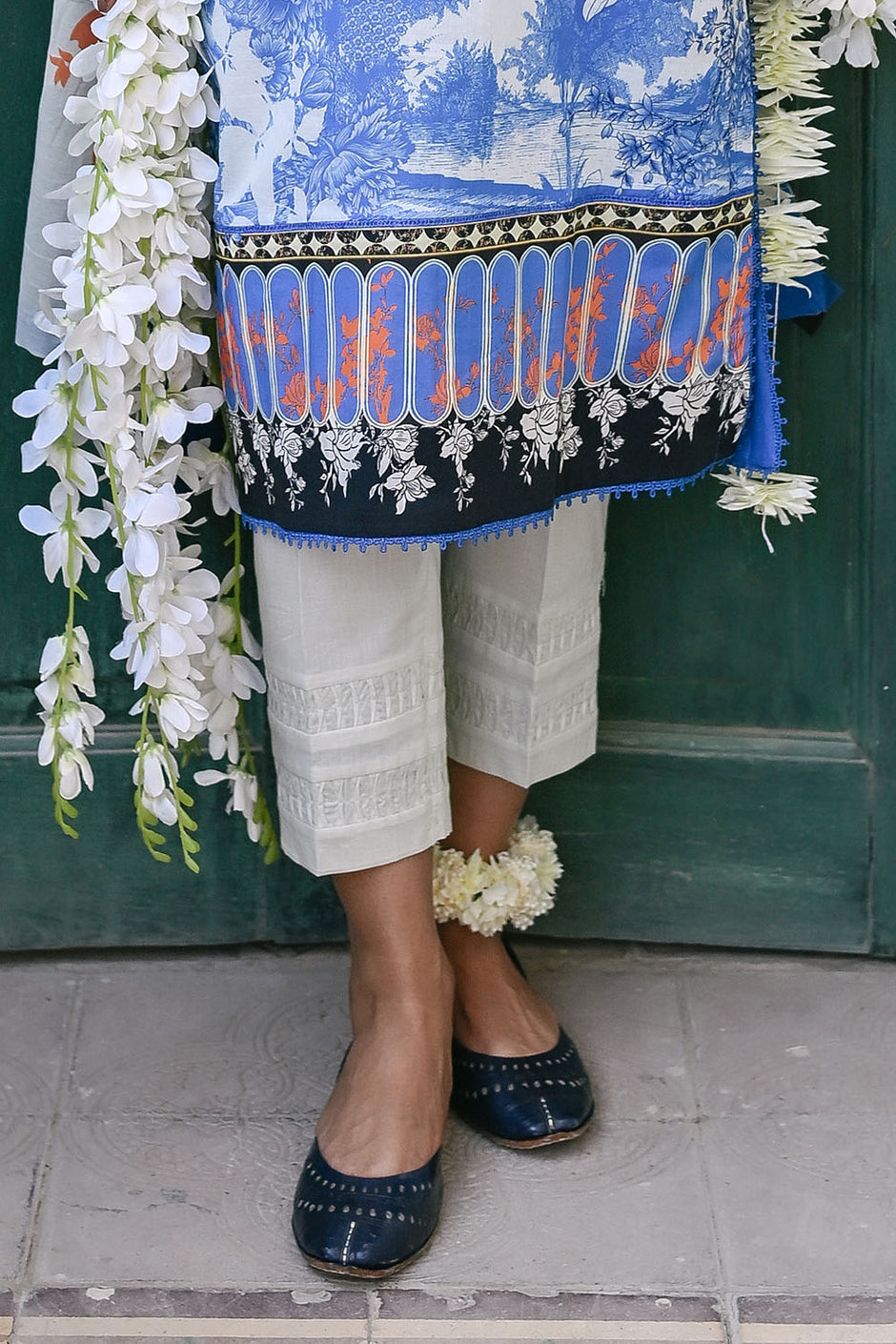 3 Piece Printed Lawn Suit with Embroidered Neckline