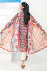 3 Piece Printed Lawn Suit with Embroidered Organza Neckline CL-62257