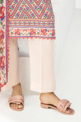 3 Piece Printed Lawn Suit with Embroidered Organza Neckline CL-62257