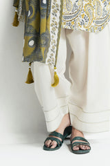 3 Piece Printed Lawn Suit with Embroidered Organza Neckline CL-62295