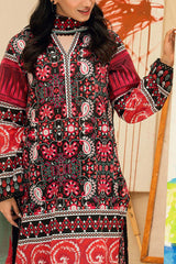 3 Piece Printed Lawn Suit with Embroidered Neckline SD-52199