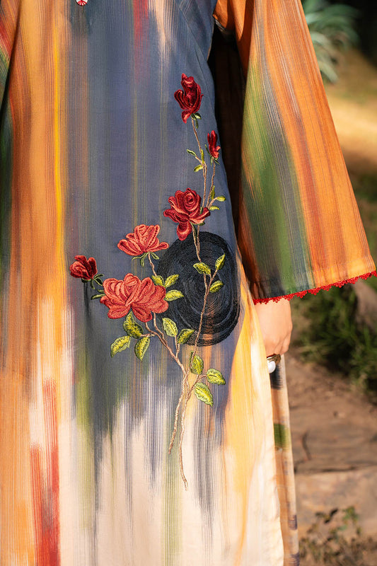 3 Piece Embroidered Printed Lawn Suit SD-52228