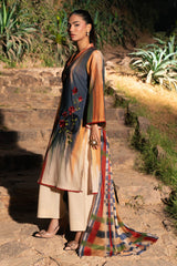 3 Piece Embroidered Printed Lawn Suit SD-52228